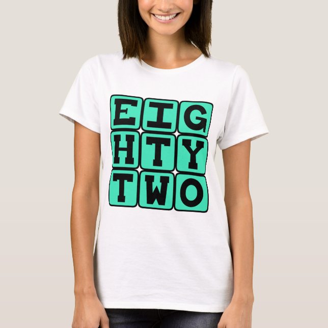 Camiseta Oitenta e Dois, Número 82 (Frente)