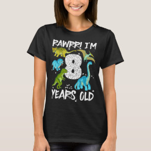 Camiseta Oito 8 anos dia útil 8 dia 8 anos Dia de aniversár