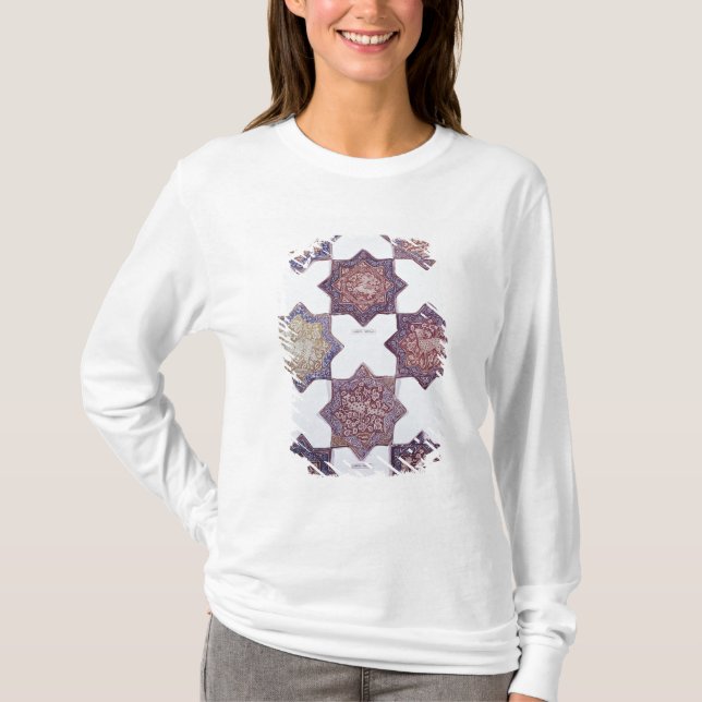 Camiseta Oito azulejos decorados com animais (Frente)