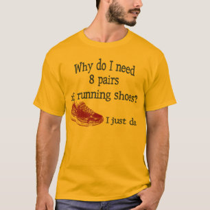 Camiseta Oito calçados Running dos pares