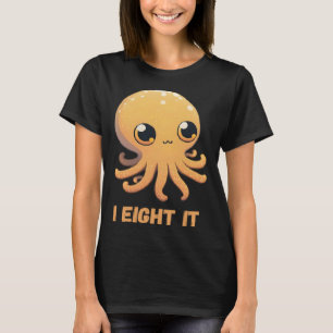 Camiseta Oito Delas Octopus Coral Lulas Tentáculos Calamar