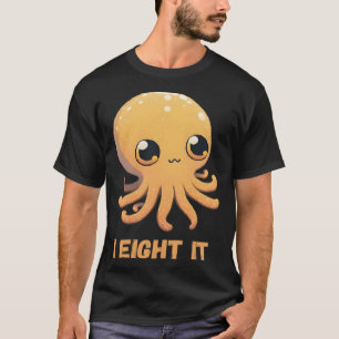 Camiseta Oito Delas Octopus Coral Lulas Tentáculos Calamar