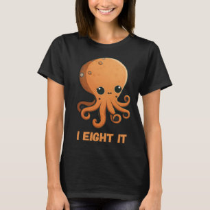 Camiseta Oito Delas Octopus Coral Lulas Tentáculos Calamar
