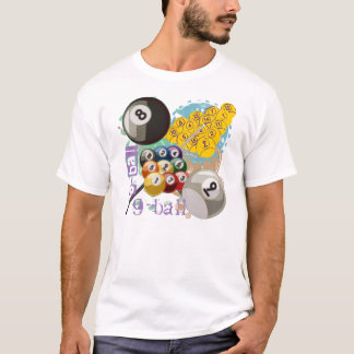 CAMISETA OITO E NOVE BILHAR DA BOLA