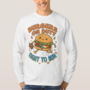 Camiseta Oito para Bun – Modo Trabalho de Fast Food