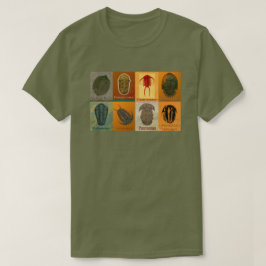 Camiseta Oito Trilobitas Fósseis