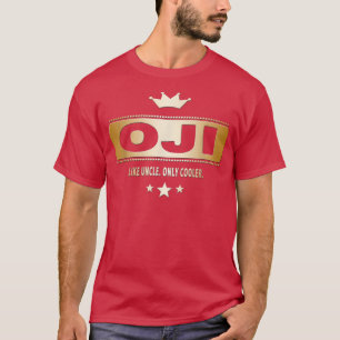 Camiseta Oji como Tio só Mais Legal Tee em Japonês