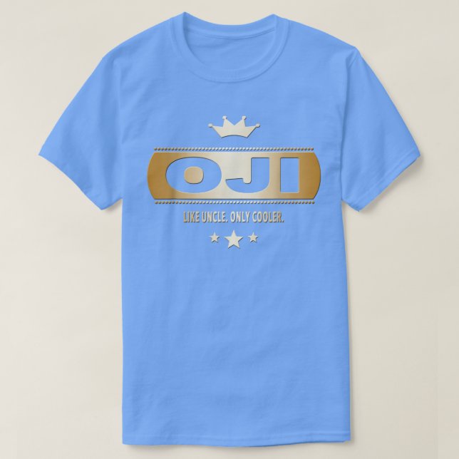 Camiseta Oji como Tio só Mais Legal Tee em Japonês (Frente do Design)