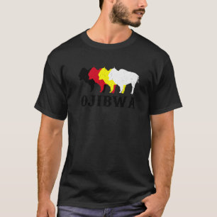 Camiseta Ojibwa Anishinaabeg Ojibwe Nativo Americano Medici