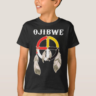 Camiseta Ojibwe Anishinaabeg Pessoas Medicina Nativa Americ