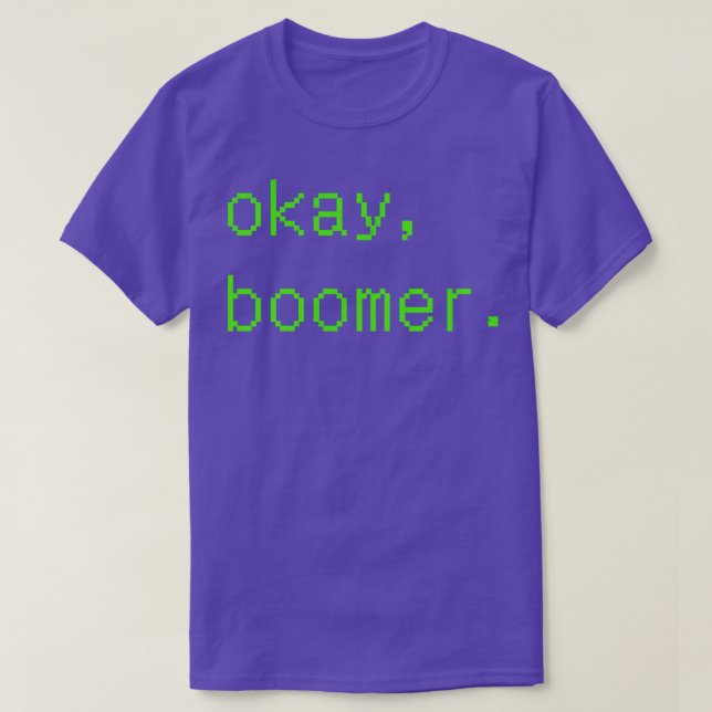 Camiseta Ok Boomer (Frente do Design)