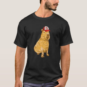 Camiseta Ok, eu pego Capybara com o chapéu de caminhoneiro