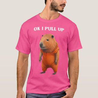Camiseta Ok, Eu Puxe A Engraçada Capybara