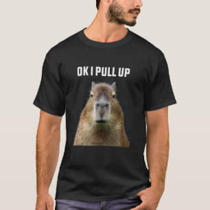 Camiseta Ok Eu Puxo Capivara Animal Fofo Pet Fofo