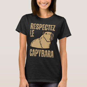 Camiseta Ok Eu Puxo Fantasia De Capivara Capivara Respeito