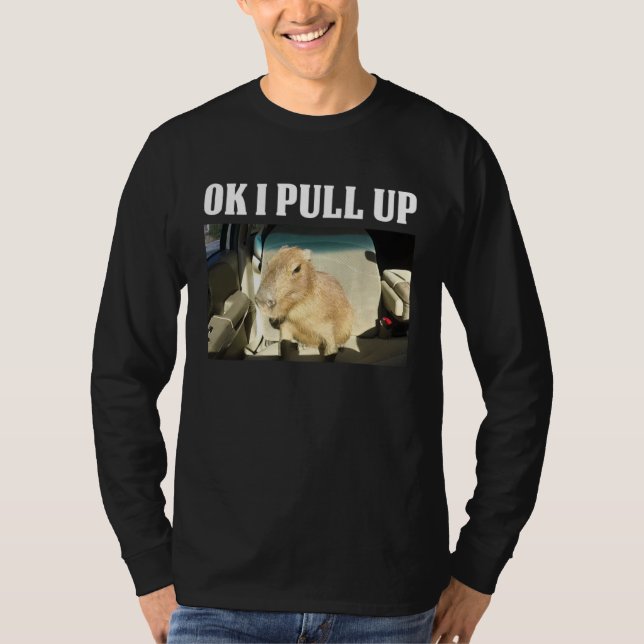 Camiseta Ok I Pull Up Capybara (Frente)