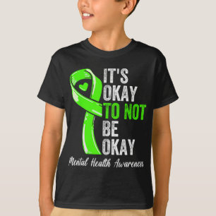 Camiseta Ok Para Não Estar Bem - Fita De Sensibilização Par