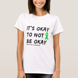 Camiseta Ok Para Não Estar Bem Sensibilização Para A Saúde