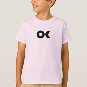 Camiseta OK Text Tee - Vibes Simples e Positivas! para cria