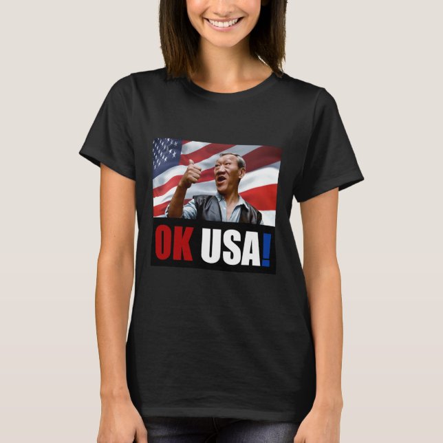 Camiseta Ok Usa! Bloodsport 80's Movie  (Frente)