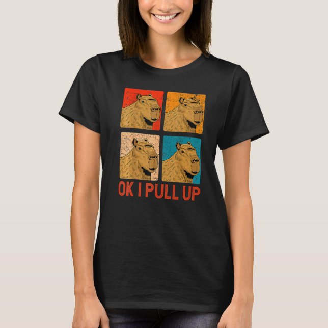 Camiseta Ok, Vou Pegar Capybara Premium (Frente)