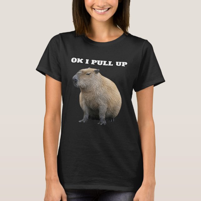 Camiseta Ok, Vou Puxar Capybara (Frente)