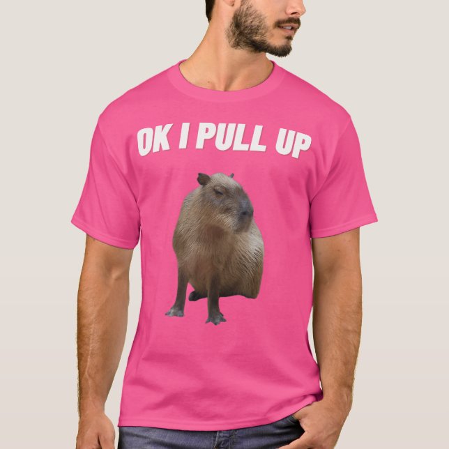 Camiseta Ok, Vou Puxar Capybara (Frente)