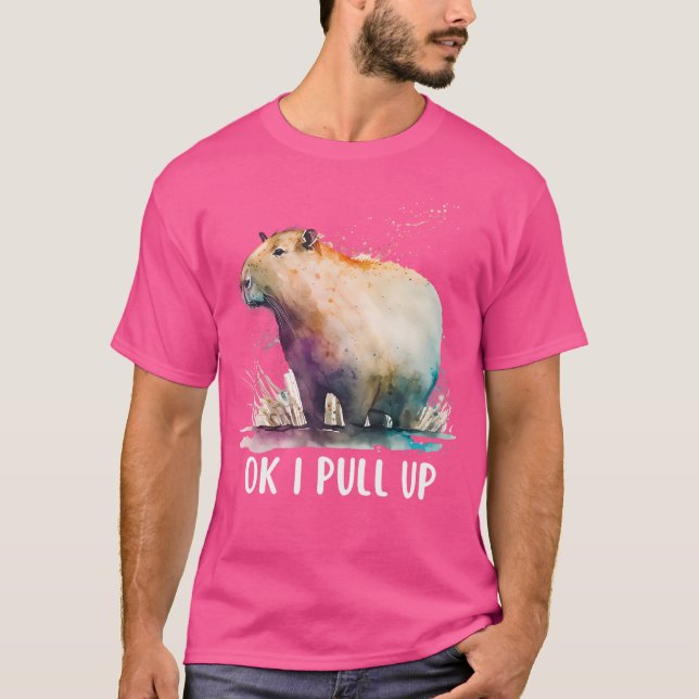 Camiseta Ok, Vou Puxar Capybara (Frente)