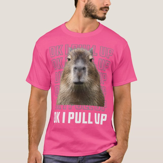 Camiseta Ok, Vou Puxar Capybara (Frente)