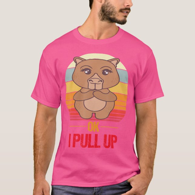Camiseta Ok, Vou Puxar Capybara (Frente)