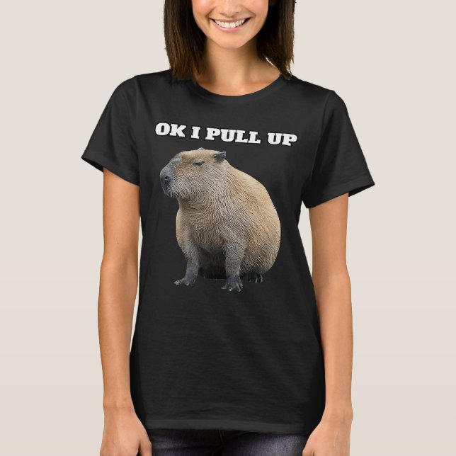 Camiseta Ok, Vou Puxar Capybara (Frente)