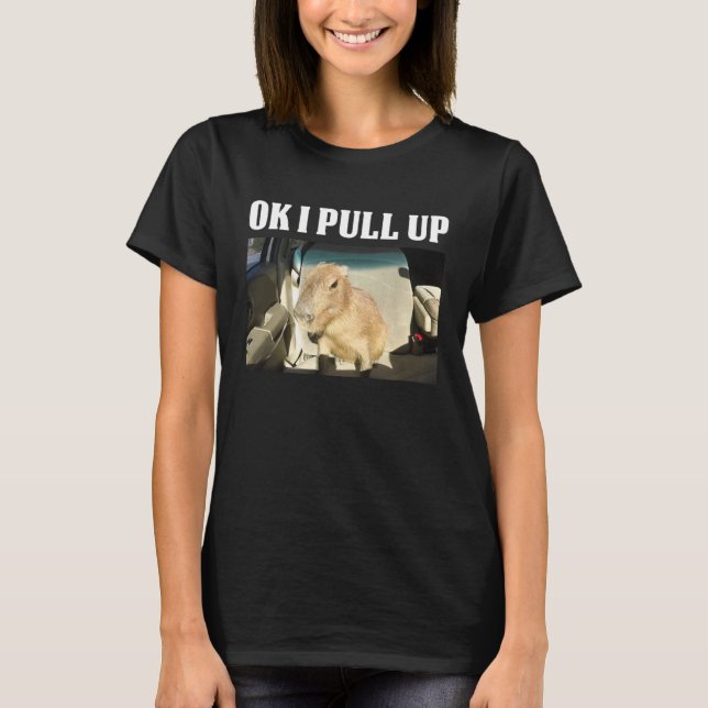 Camiseta Ok, Vou Puxar Capybara (Frente)