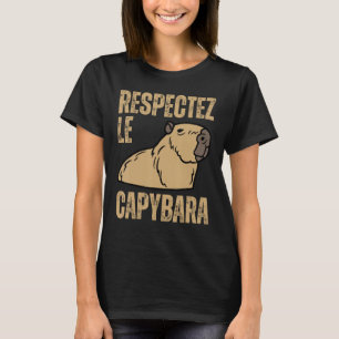 Camiseta Ok, Vou Puxar Capybara Costume Capibara Respeitar