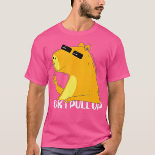 Camiseta Ok, Vou Puxar Capybara Funny Capybara