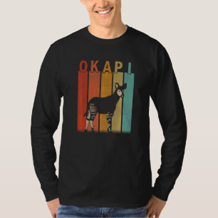 Camiseta Okapi Angustiado Homens Mulheres Criança Okapi Fo