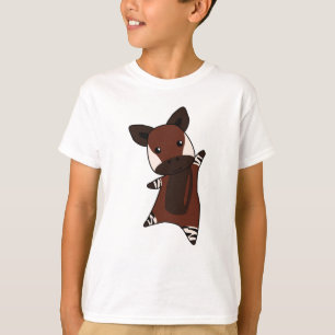 Camiseta Okapi Cute Forest Giraffe Zebra Girafas Animal