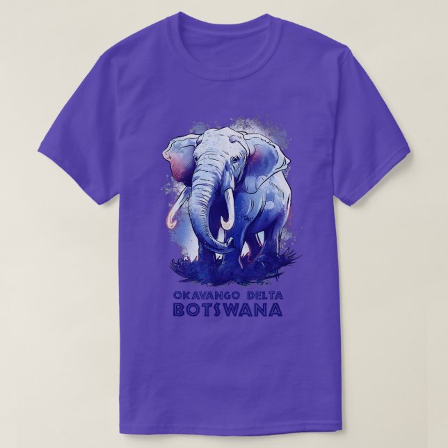 Camiseta Okavango Delta Botswana Safari - Jogo do Parque Na (Frente do Design)
