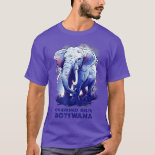 Camiseta Okavango Delta Botswana Safari - Jogo do Parque Na