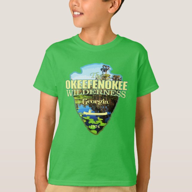 Camiseta Okeefenokee WA (seta) (Frente)