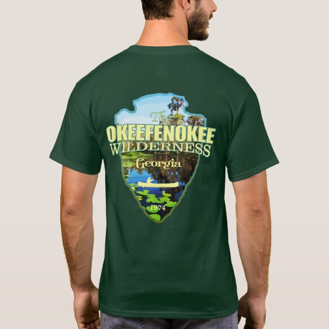 Camiseta Okeefenokee WA (seta) (Verso)