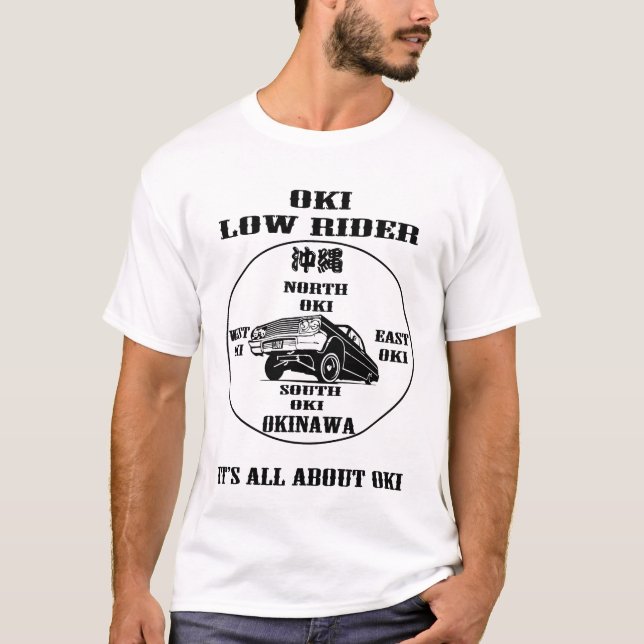 Camiseta Oki Low Rider Visitor Vacationer Design (Frente)