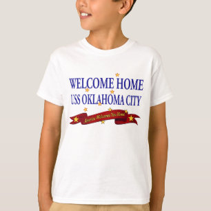 Camiseta Oklahoma City Home bem-vindo de USS