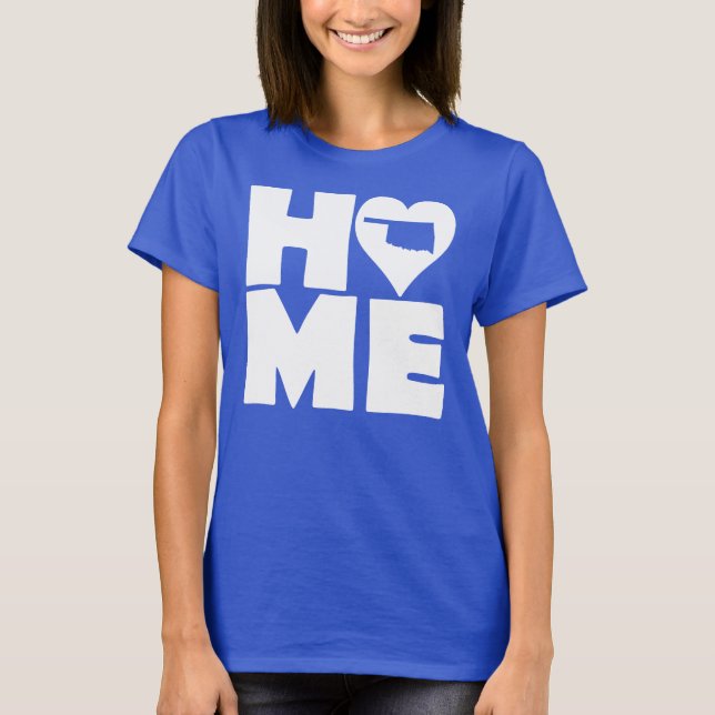 Camiseta Oklahoma Home Heart State Tees (Frente)