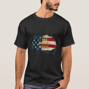 Camiseta Oklahoma Ok Us Flag Motto
