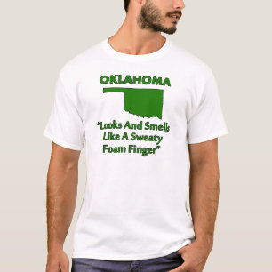 Camiseta Oklahoma - Parece e cheira a dedo de espuma