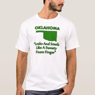 Camiseta Oklahoma - Parece e cheira a dedo de espuma