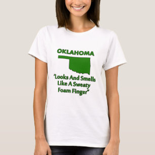 Camiseta Oklahoma - Parece e Cheira como um Dedo de Espuma