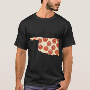 CAMISETA OKLAHOMA PIZZA PEPPERONI PIZZA ESTADO