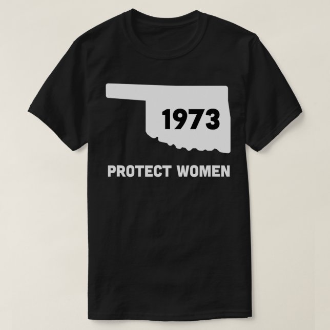 Camiseta Oklahoma Pro Choice Direitos da Mulher Justiça Soc (Frente do Design)