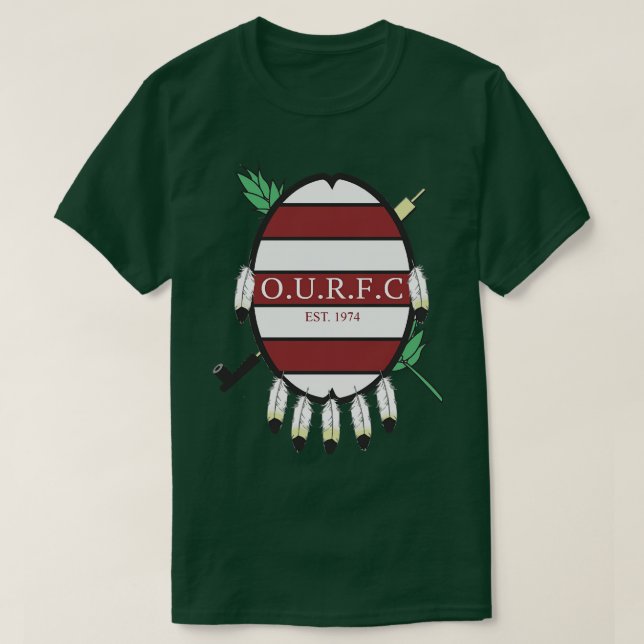 Camiseta Oklahoma Rugby OURFC (Frente do Design)